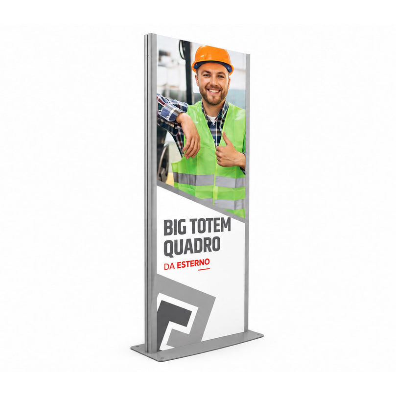 Big Totem Quadro per Esterno bifacciale personalizzato