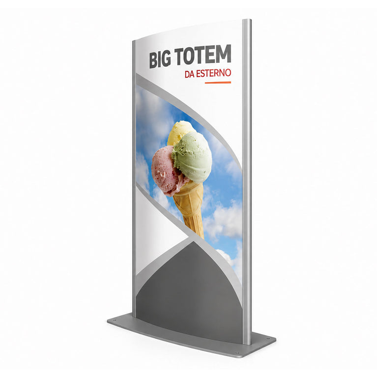 Big Totem da Esterno bifacciale personalizzato